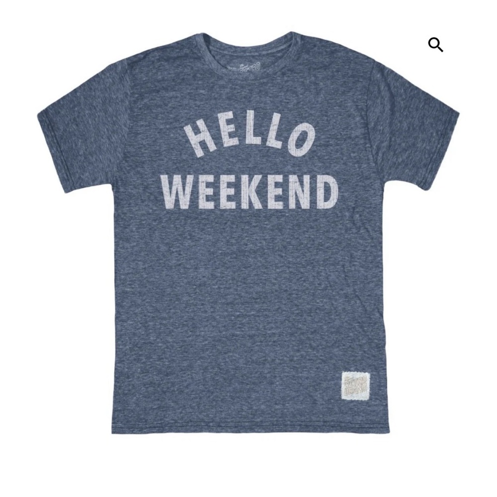 Original Retro Brand youth medium Kids Navy 'Hello Weekend' Tee
